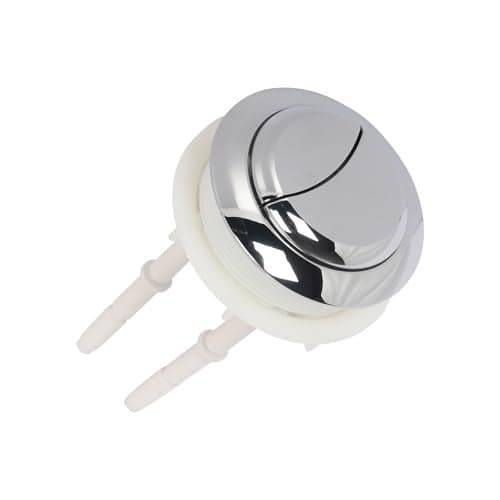 Prem’s Dual Push Flush Button 1.85 inch (47 mm) Round Replaceable Flush Cock for Toilet Tank Commode Push Valve Flush.