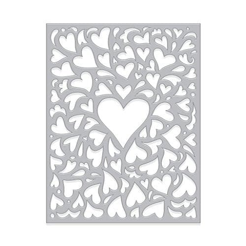 Hero Arts DI483 Fancy Dies Window On Love Confetti Fancy