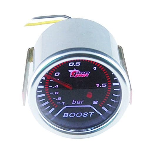 ESUPPORT Car 2" 52mm Turbo Boost Gauge Bar Smoke Tint Len Motor Universal