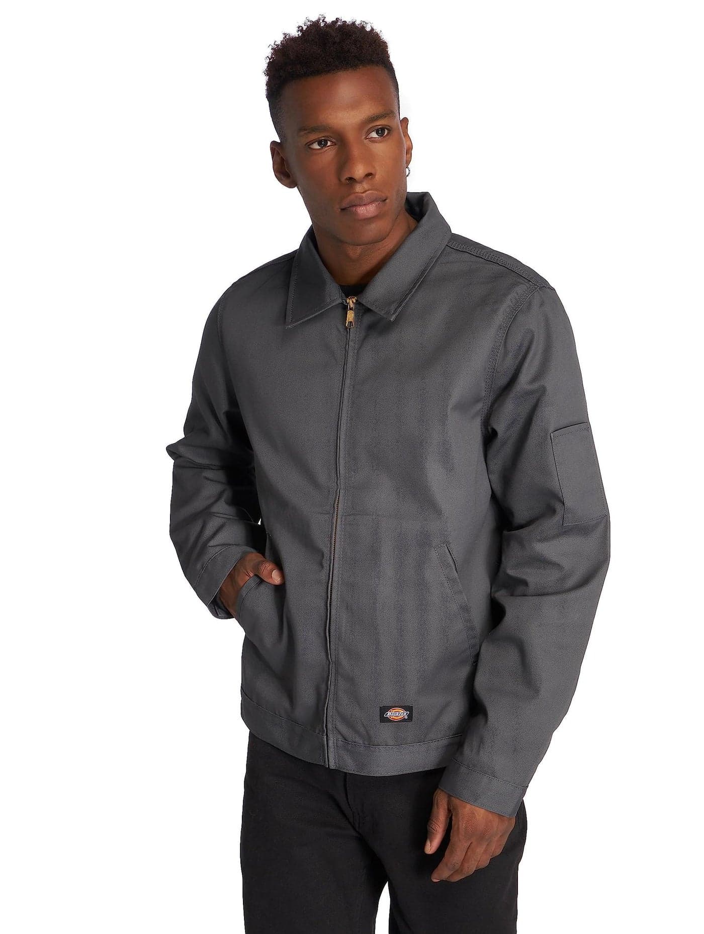 Dickies Men's Unlined Eisenhower Jacket, Charcoal, XX-Large/Regular