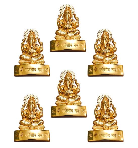 Betterminds Return Gift for Women Ganesh Idol Pack of 6 Diwali Gifts Baby Shower Return Gifts Wedding Gifts Birthday Return Gifts