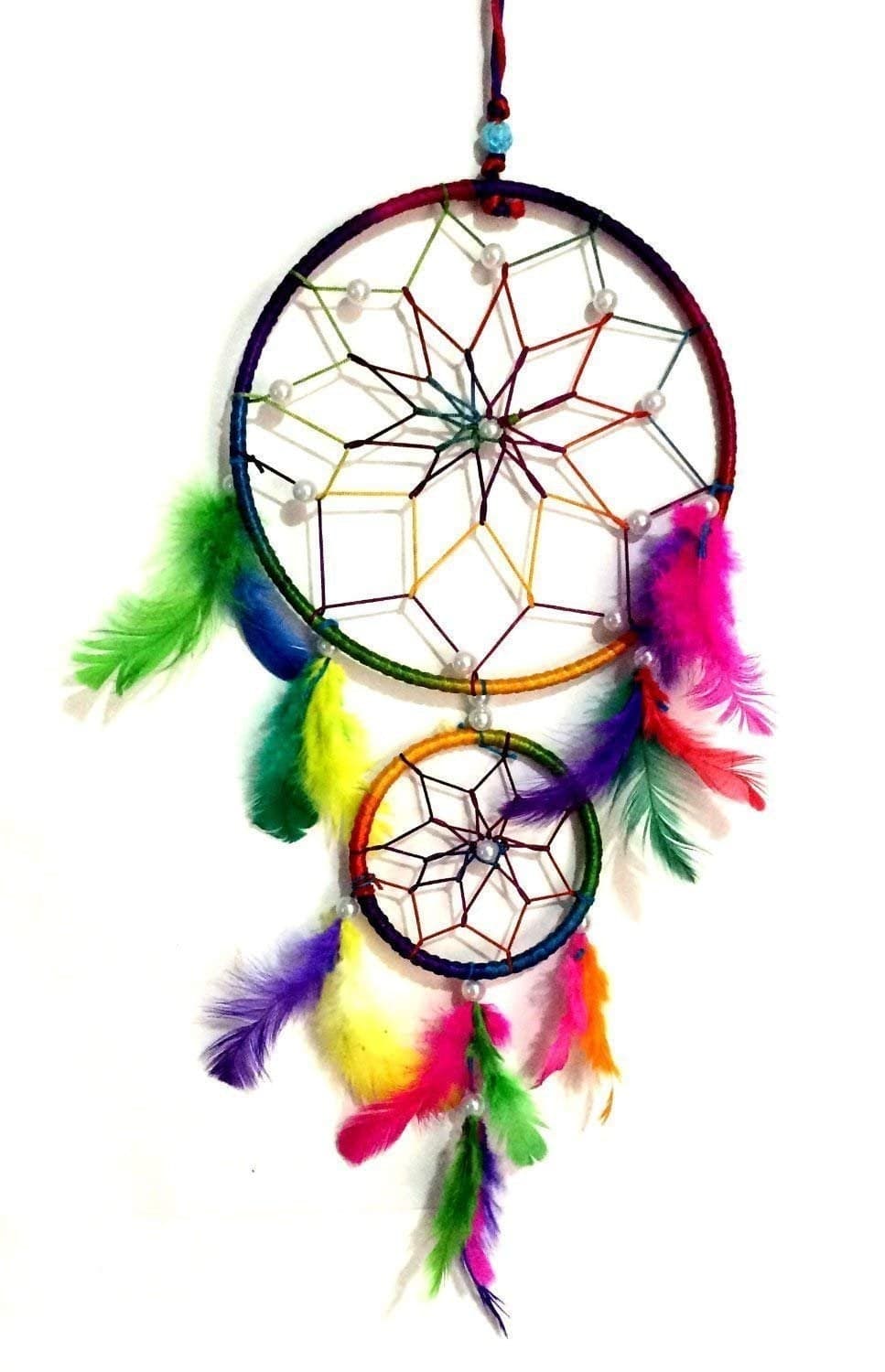 Ripe India® Dream Catcher Wall Hanging Multicolor Color Showpiece 45 Cm