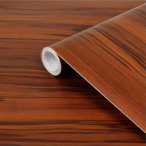 CVANU PVC Self Adhesive Waterproof Wallpaper, 12 x 36 Inch