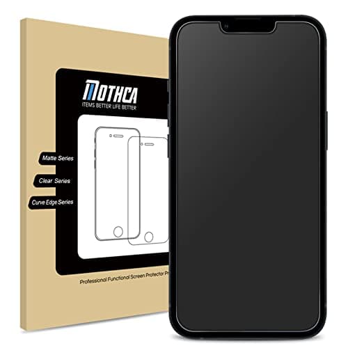 Mothca Matte Tempered Glass Screen Protector for iPhone 13 mini, Anti-Glare, 9H Hardness, Smooth Touch, Easy Install, Bubble Free