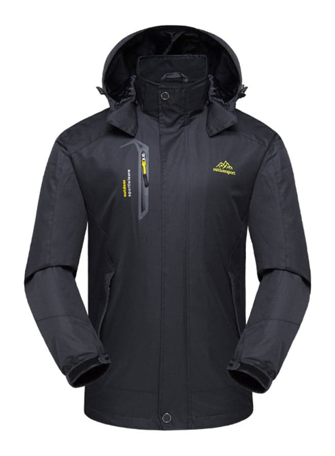 Waterproof Sports Jacket with Detachable Hood XL