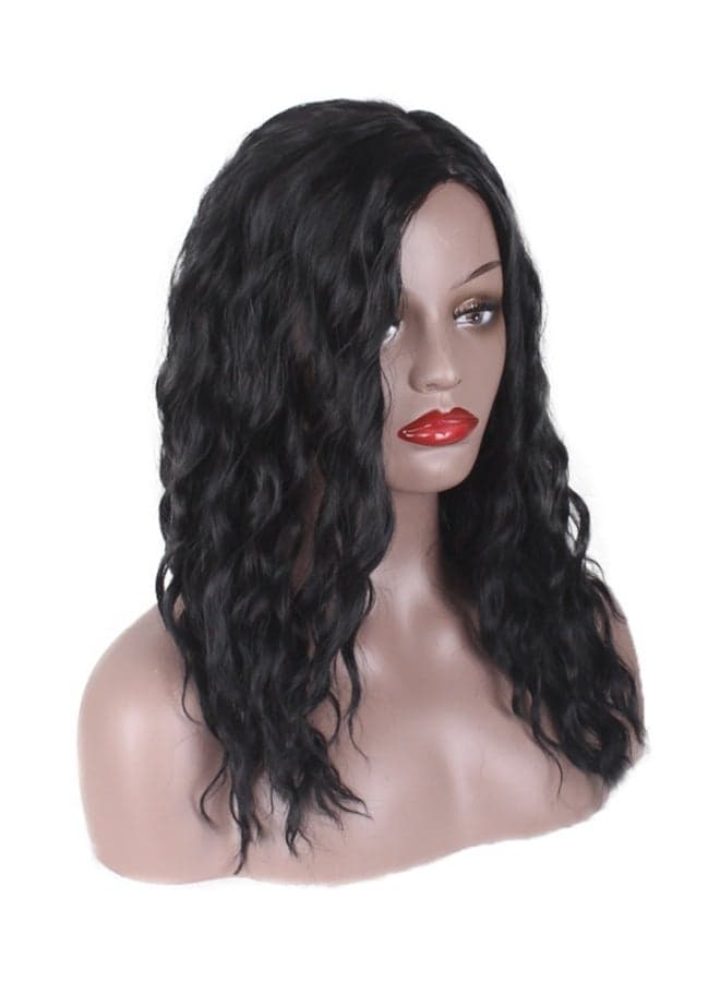 Long Curly Natural Black Wig