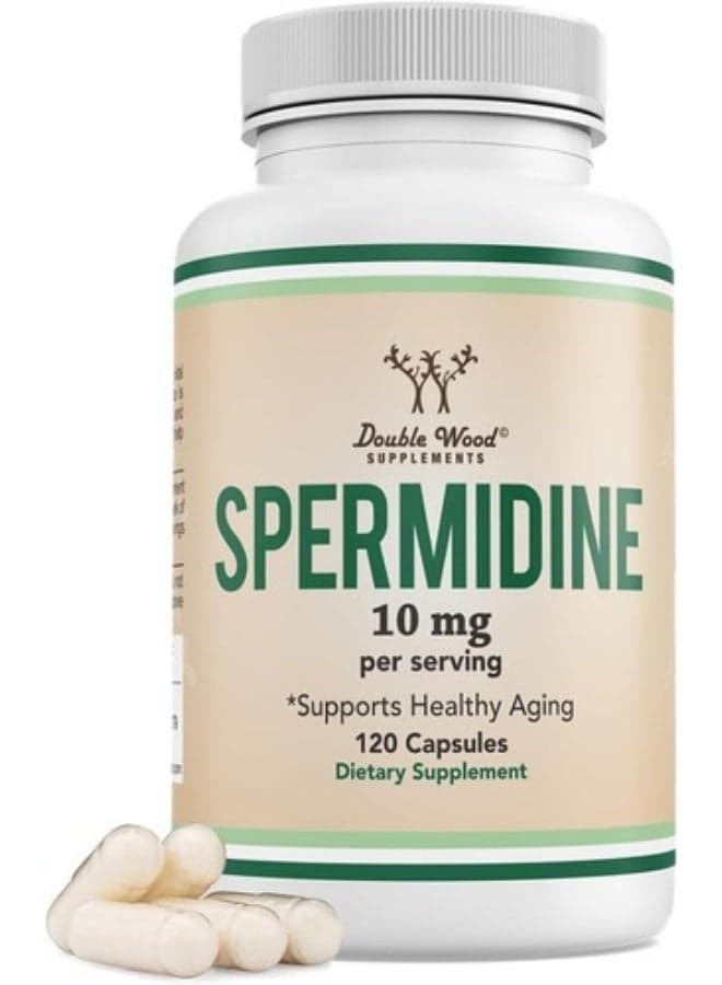 Spermidine 10mg, *Supports Healthy Aging, 120 Capsules