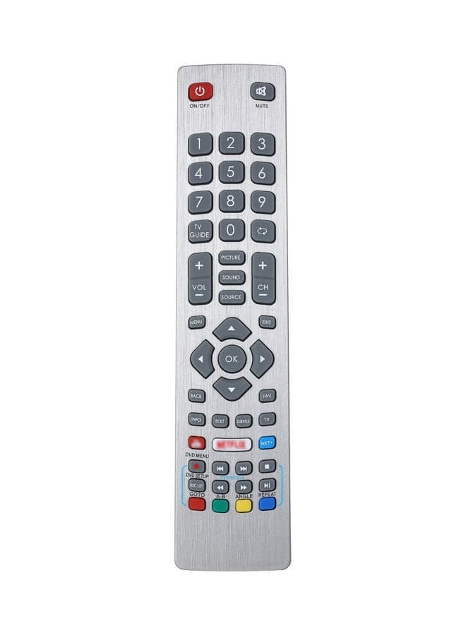 TV Remote Control For Sharp Aquos Silver