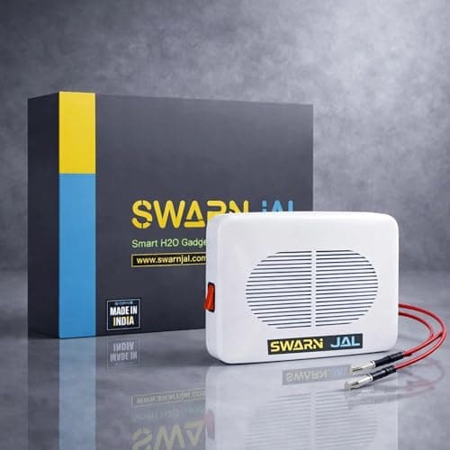 Water Tank Alarm Overflow by Swarn Jal, Water Bell, Cell/Battery Powered, Loud Human Voice, Brass Sensors 100% Shock Proof, 1-3 Years Cell Life, 1 Year Complete Warranty + 1M Wire