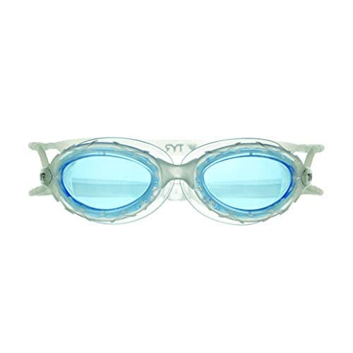 TYR Blend Nest Pro Nano Mirrored Swimming Goggles (Blue Clear)