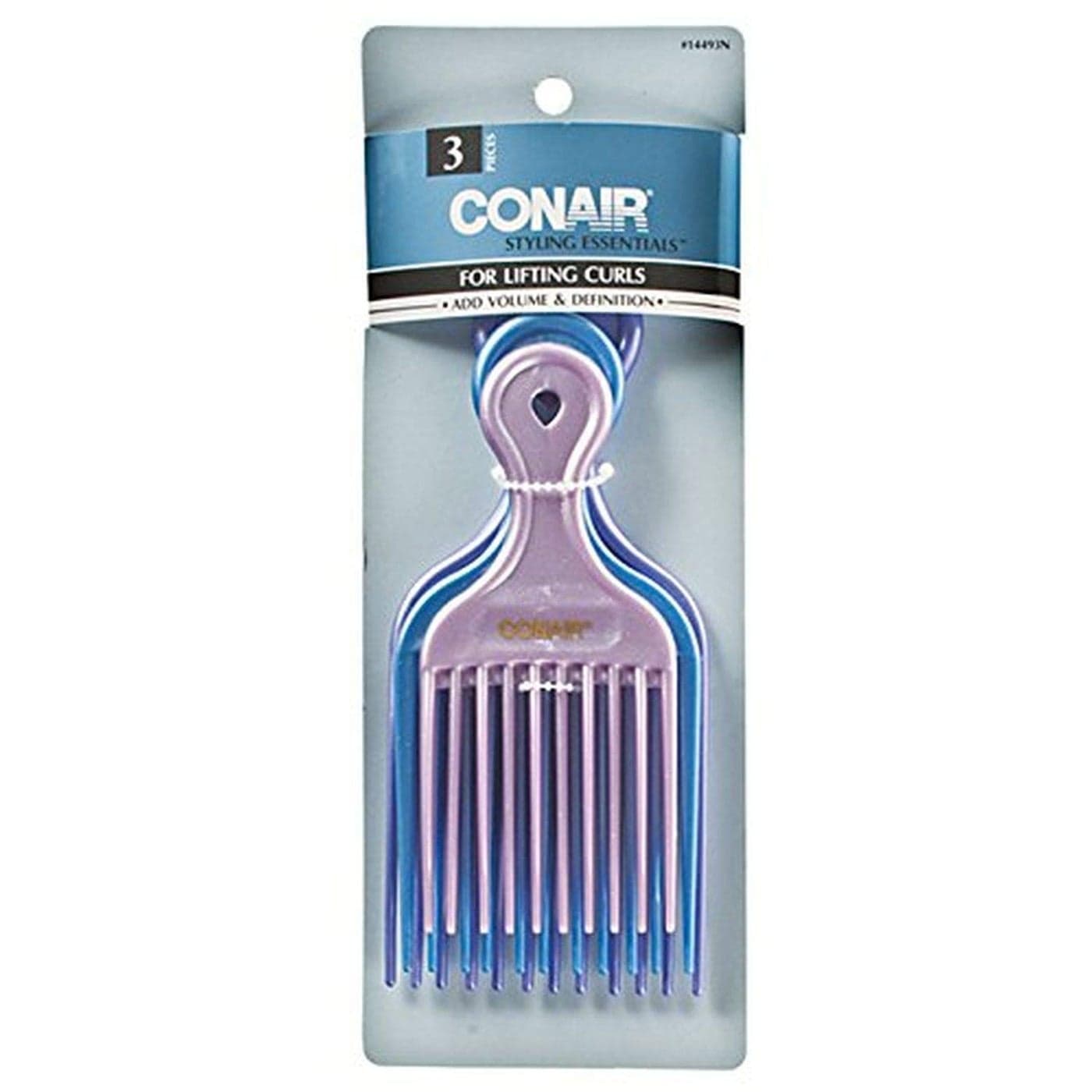 Conair 14493z 3 Piece Pro Styling Hair Lift Combs 32 Ounce