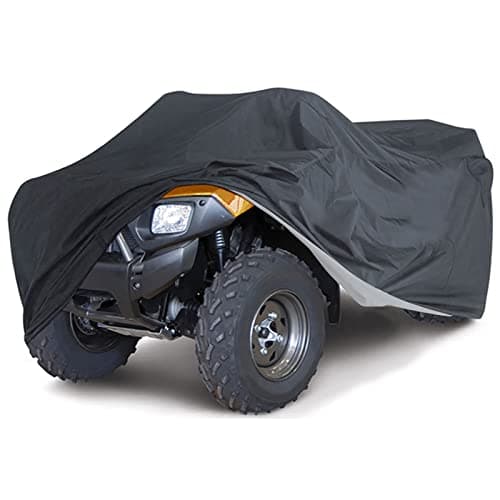 Szblnsm ATV Cover. 420D Heavy Duty Tear-Resistant Fabric. Quad Cover for Kawasaki, Arctic Cat, Honda, Polaris,Yamaha, and More. Protection Against Water, Wind, UV. 4 Wheeler Accessories