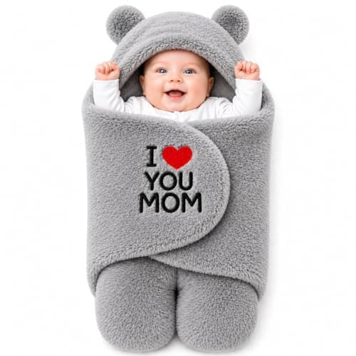 BRANDONN Baby Blanket Newborn Gift Pack of Swaddle Wrapper, 0-9 Months, Length 68 cm x Width 68 cm