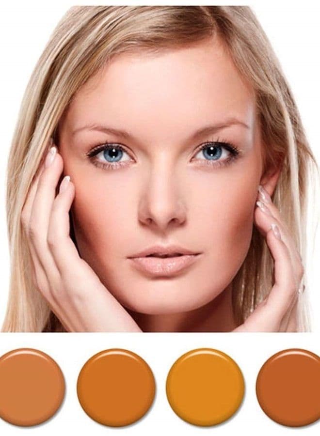 4pc MEDIUM complexion Professional Airbrush Cosmetic Makeup Set 1/2 oz bottles