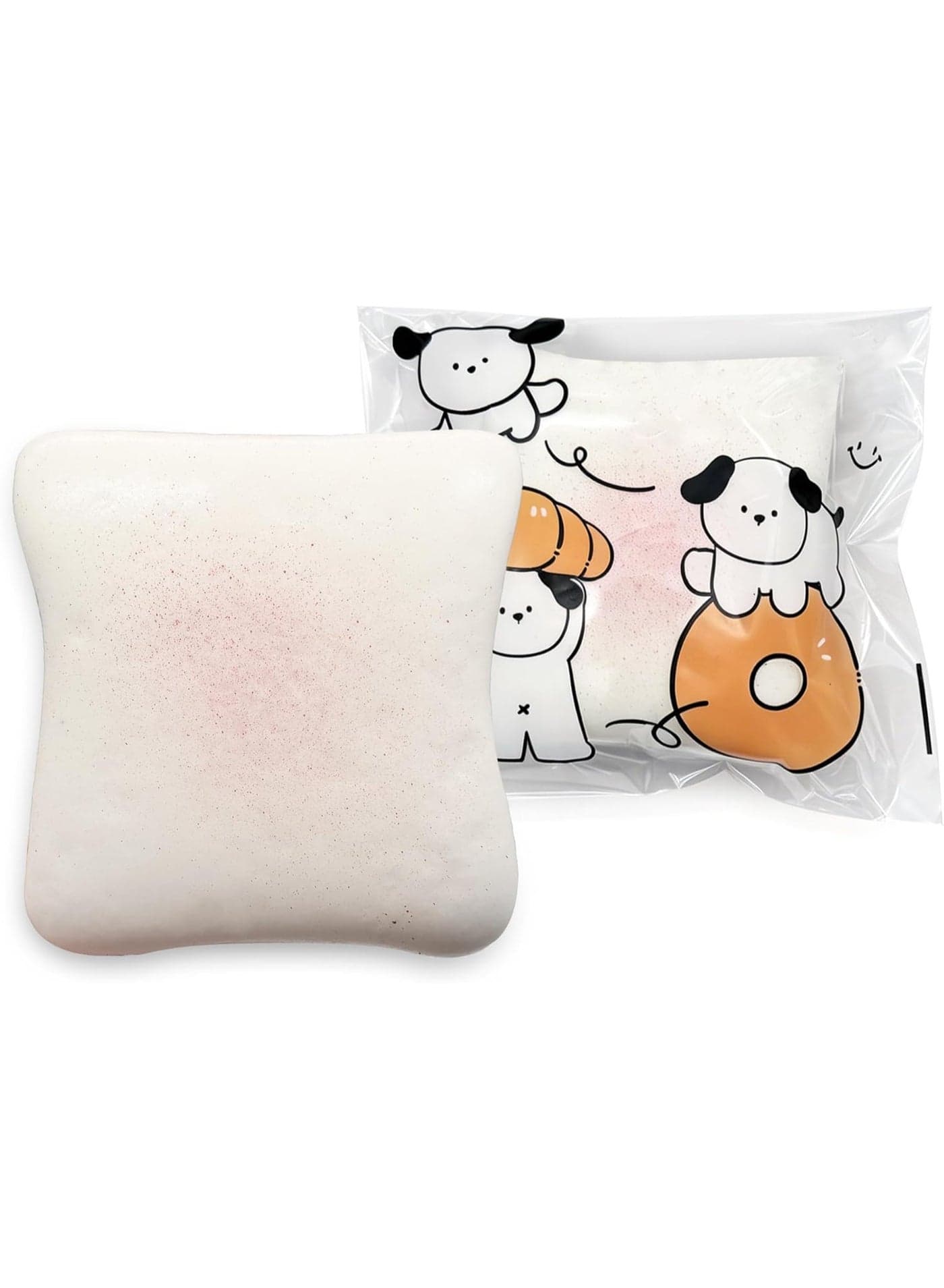 Bread Butter Squishy,Slow Rising Squishy,Stocking Stuffers,Stress Balls,Stress Relief & Fidget Toys for ADHD,Party Favor Gift (White)