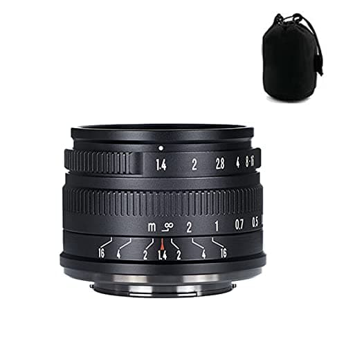 7artisans 35mm F1.4 APS-C Manual Focus Fuji X Mount Lens for Fuji X-T30, X-T4, X-T3, X-T10, X-T20, X-A1, X-A10, X-A2, X-A3, X-A5, X-A7, X-M1, X-M2, X-H1, X-T1, X-T10, X-T2, X-T20