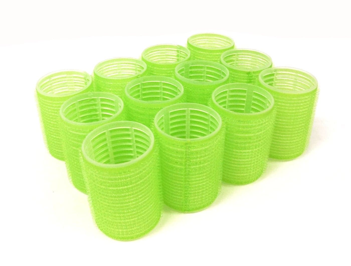 Set of 12 x X-Large Size (1-3/4” Diameter) Self Grip Hair Rollers Pro Salon Hairdressing Curlers