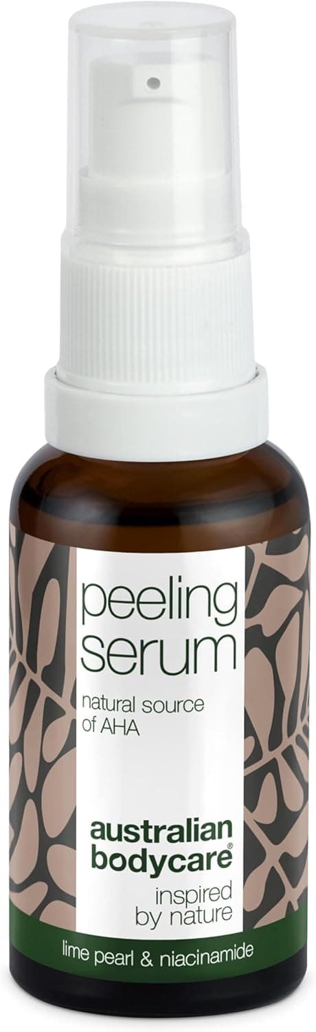 Natural AHA Exfoliating Serum AHA Fruit Acid Scrub and Niacinamide Reduces Redness and Irritation 100 Vegan Serum Suitable for Blemished Sensitive Skin 30 ml