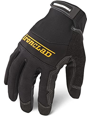 Ironclad WWX2-02-S Wrenchworx Glove with Oil & Gas Resistant Palms, Small, Black
