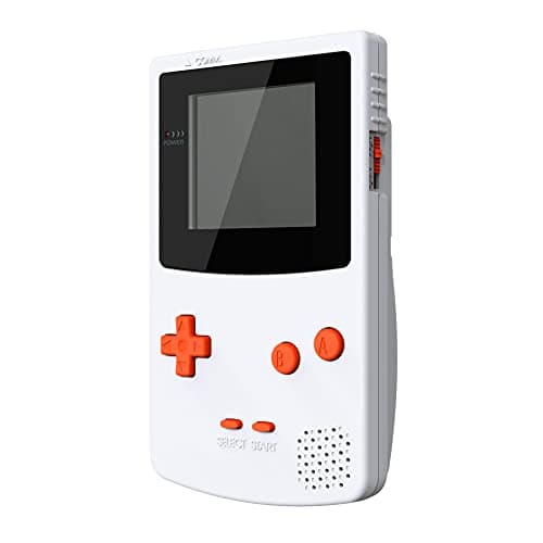 eXtremeRate Orange Replacement Full Set Buttons for Gameboy Color GBC - Handheld Game Console NOT Included