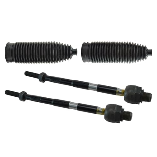 TRQ Front Steering Kit Steering Rack & Pinion Bellow Tie Rod Compatible with 2008-2017 Buick Enclave 2009-2017 Chevrolet Traverse 2007-2016 GMC Acadia 2017 Acadia Limited 2007-2010 Saturn Outlook