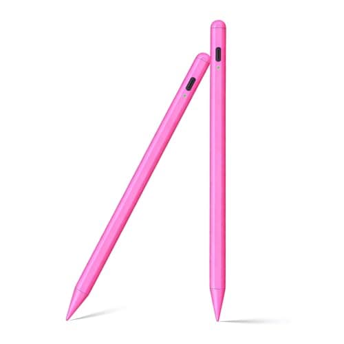 Stylus Pen for iPad 11th/10th 2025–2018 Active Pencil Pro with Palm Rejection 2Pack Stylus Pencil Pen for iPad 11/10/9/8/7/6th,iPadPro 12.9/11/13inch M4,Air 3/4/5/M2/M3,Mini A16/5th/6th