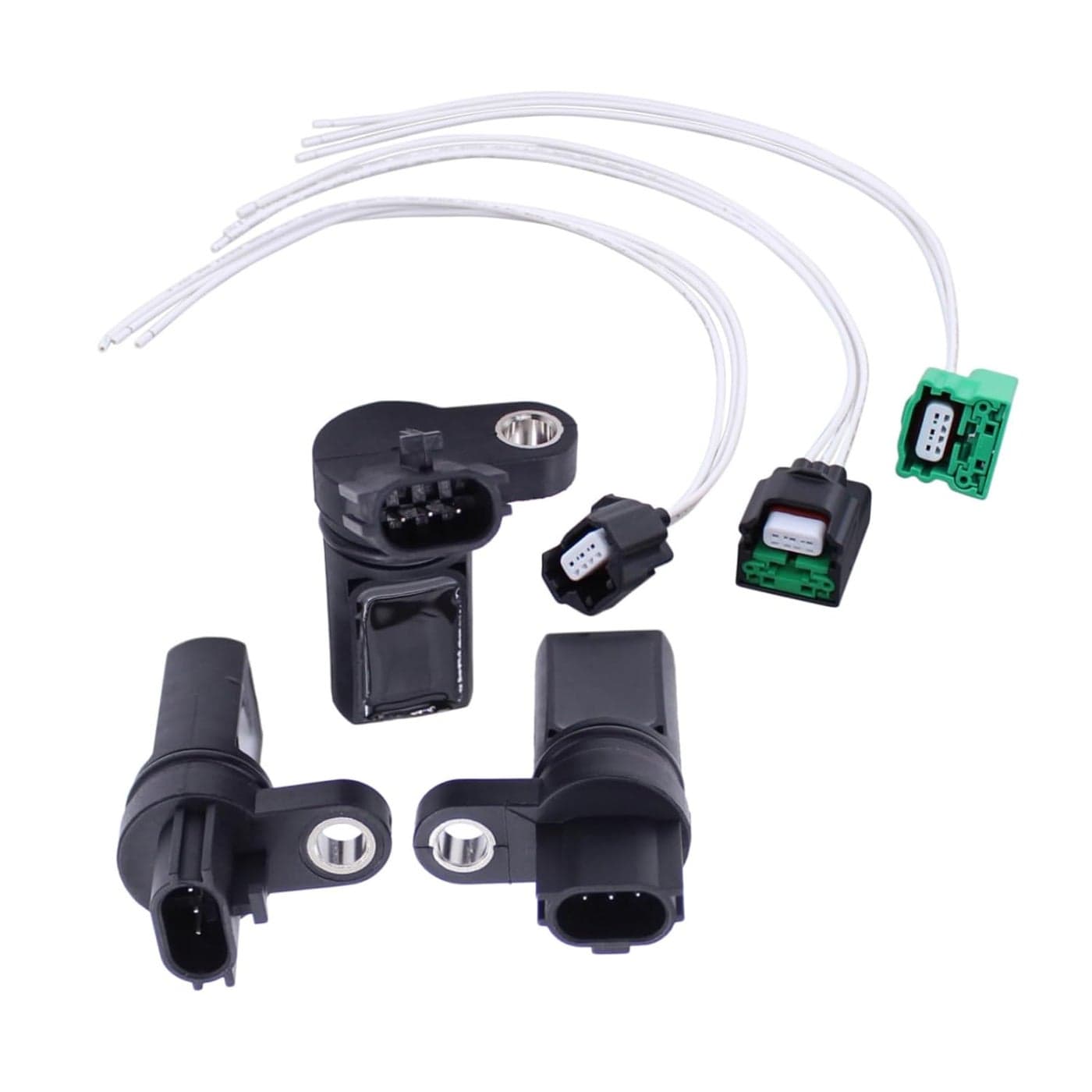 MOTOKU CPS Camshaft Crankshaft Position Sensor and Wiring Harness Connectors Kit for Nissan and Infiniti