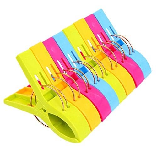 Danmu Beach Towel ClipsBeach ClipsCruise EssentialsTowel Clips for Beach Chairs Cruise Heavy Duty Clothes PinsKeep Your Towel from Blowing Away Beach Accessories for Vacation Must Haves
