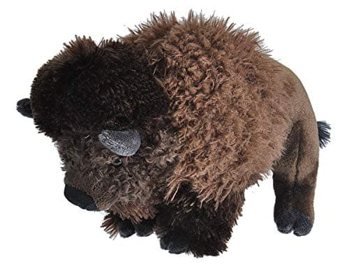 Wild Republic Bison, Cuddlekins, Stuffed Animal, 12 inches, Gift for Kids, Plush Toy, Fill is Spun Recycled Water Bottles