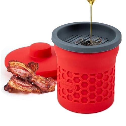 PrepSolutions Grease Strainer – Stainless Steel, Quick & Easy Grease Removal for Cooking
