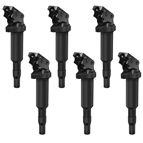 MAS Ignition Coil Pack Set of 6 Compatible with BMW 325Ci 328i 330Ci 528i 530i 535i 740Li X3 X5 X6 Z4 and More Replaces 0221504470 UF592