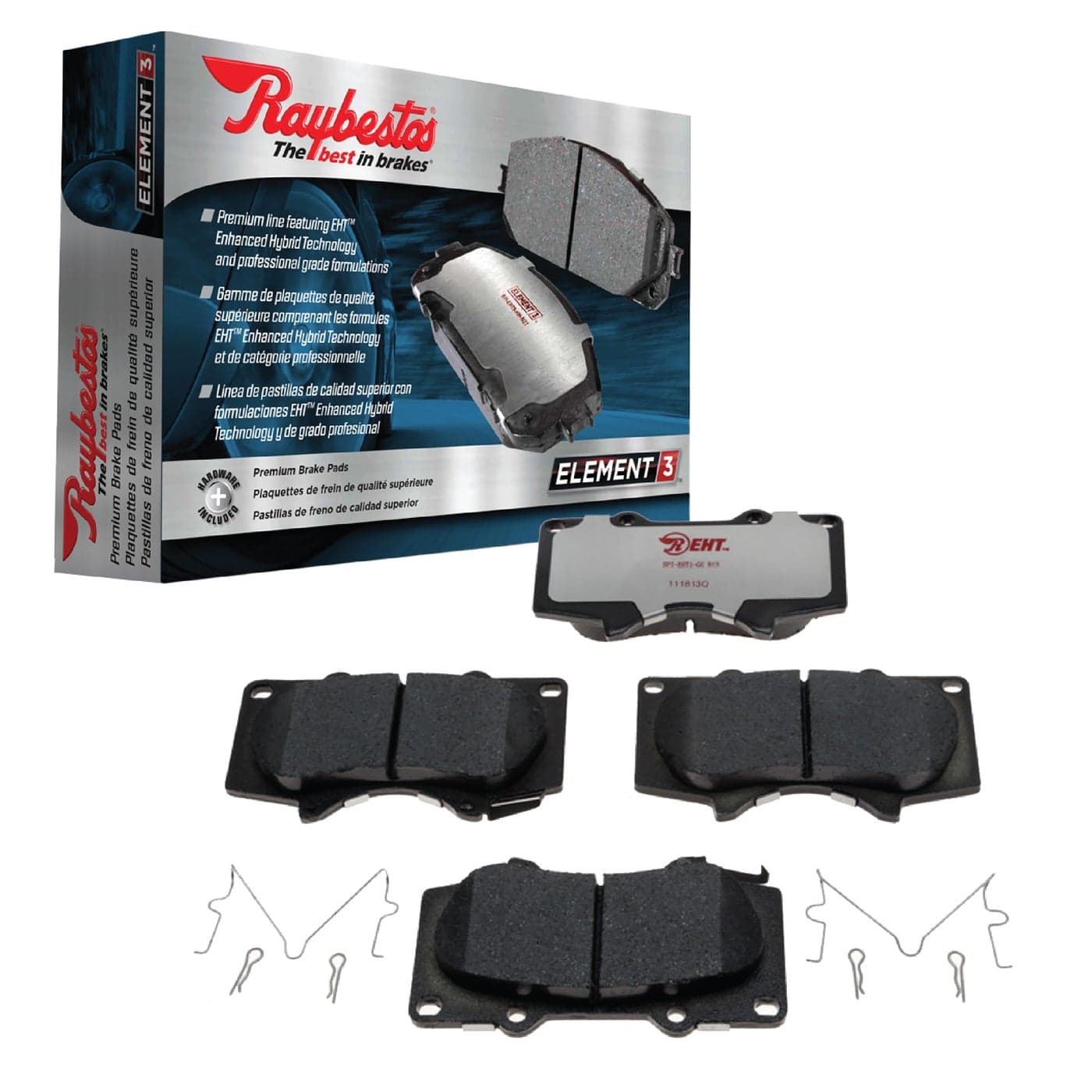 Raybestos Premium Raybestos Element3 EHT Replacement Rear Brake Pad Set for Select 20152020 Chevrolet Colorado 20152020 GMC Canyon Model Years EHT1806H