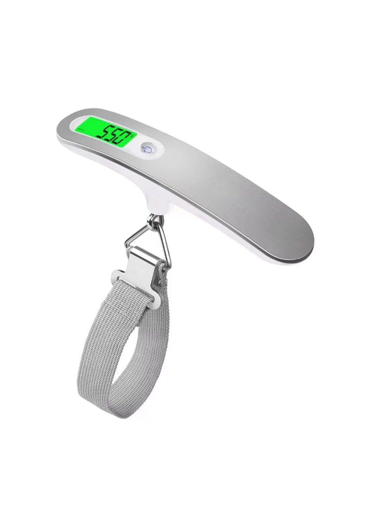 Portable Digital Luggage Scale with Red Round on Ribbon LCD Display Handheld Weight Measure