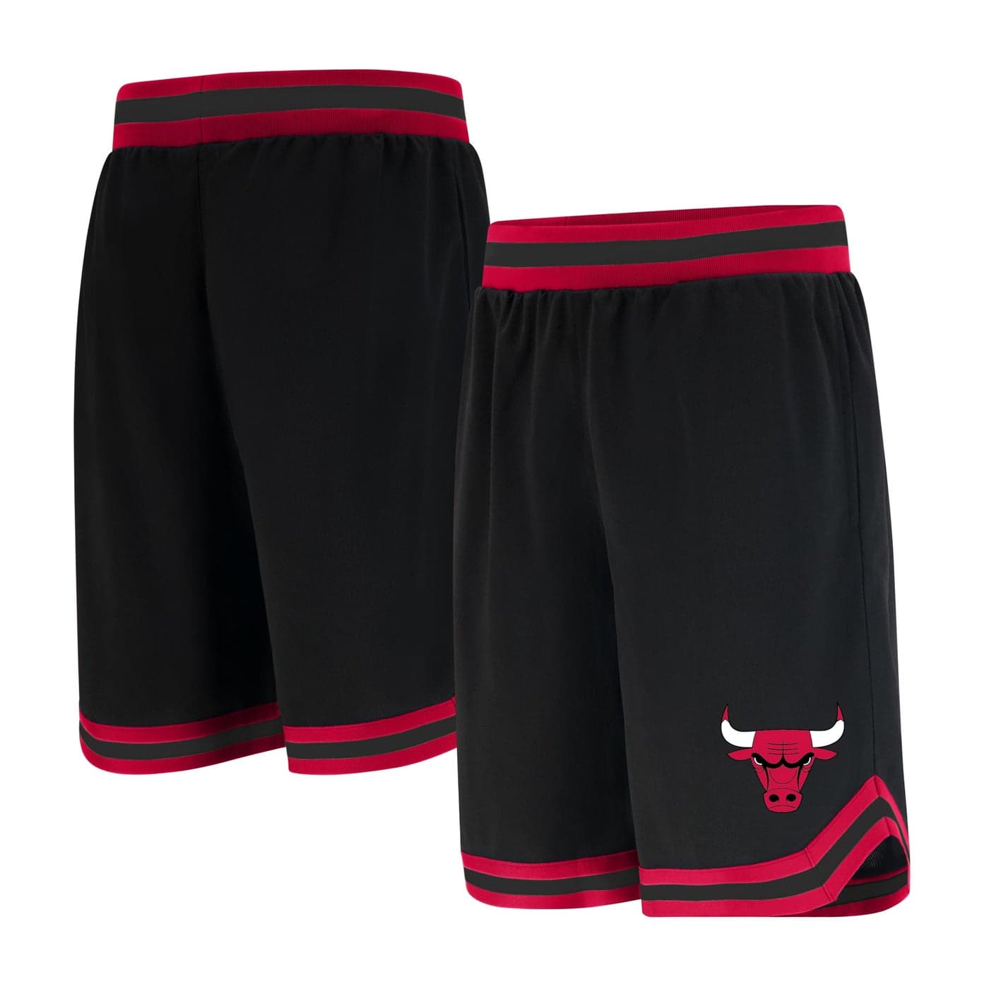 Ultra Game Mens Active Knit Training NBA Woven Team Logo Poly Mesh Basketball Shorts Black XLarge US