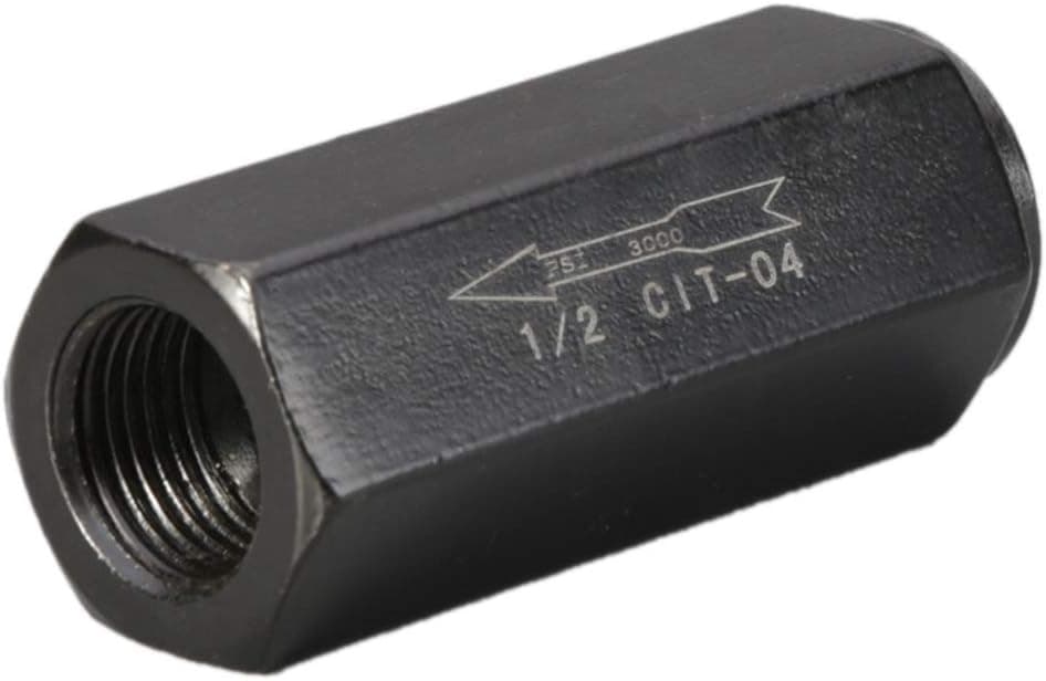 YACO INDUSTRY Hydraulic Check Valve 1/2" NPT Pump Oil 3000psi No Return Valve Single Way