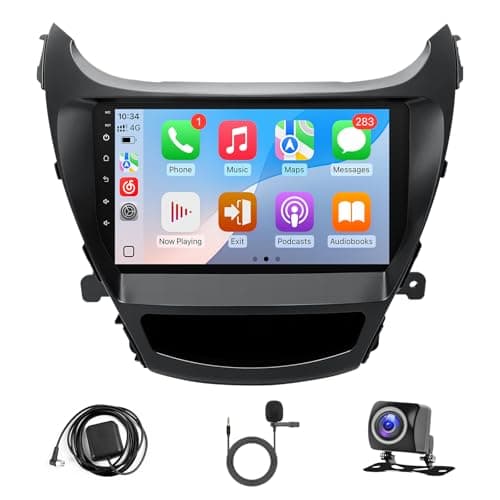 Leadfan 9inch Touch Screen for Hyundai Elantra 2014 2015 2016, with Carplay Android Auto, Android Car Stereo for Hyundai Elantra with Bluetooth GPS Backup Camera (2G+32G for Hyundai Elantra 2014-2016)
