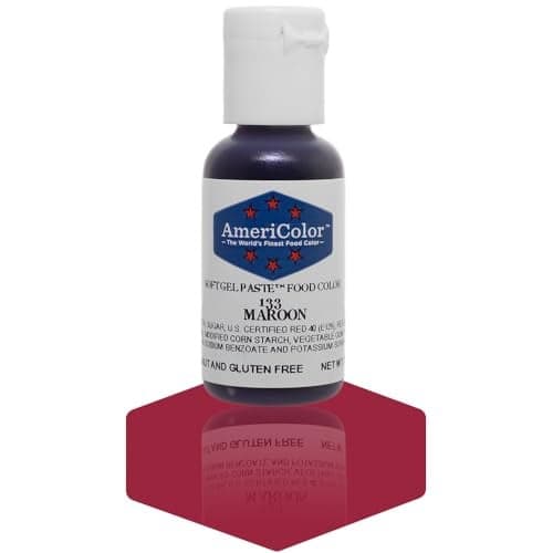 Americolor Soft Gel Paste Food Color 75Ounce Maroon