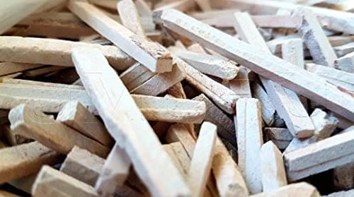 4OUR FAITH Red Slate PencilsRed Slate Bars PencilsNatural Limestone Slate Chalk PencilsEarthy Goodies Edible Thin Slate Chalk Pencils Pack Of 30 200 grms