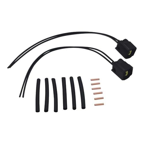 Micarun 2 Pcs Camshaft Crankshaft Position Sensor Connectors Wiring Harness Replacement for Ford F150 F250 F350 F450 F550 E150 E250 E350 E450