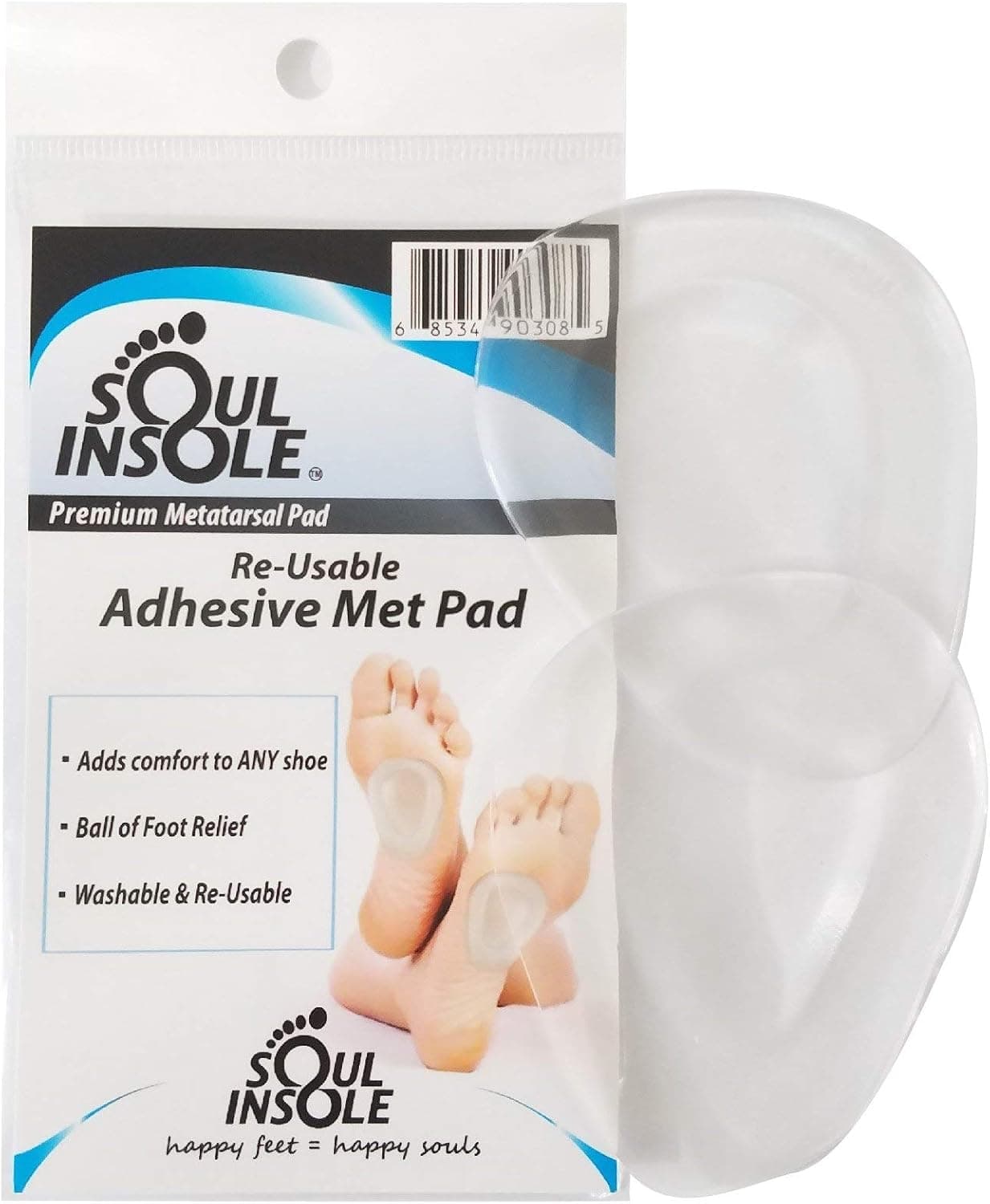 Soul Insole Premium Metatarsal Pad SelfSticking and ReUsable