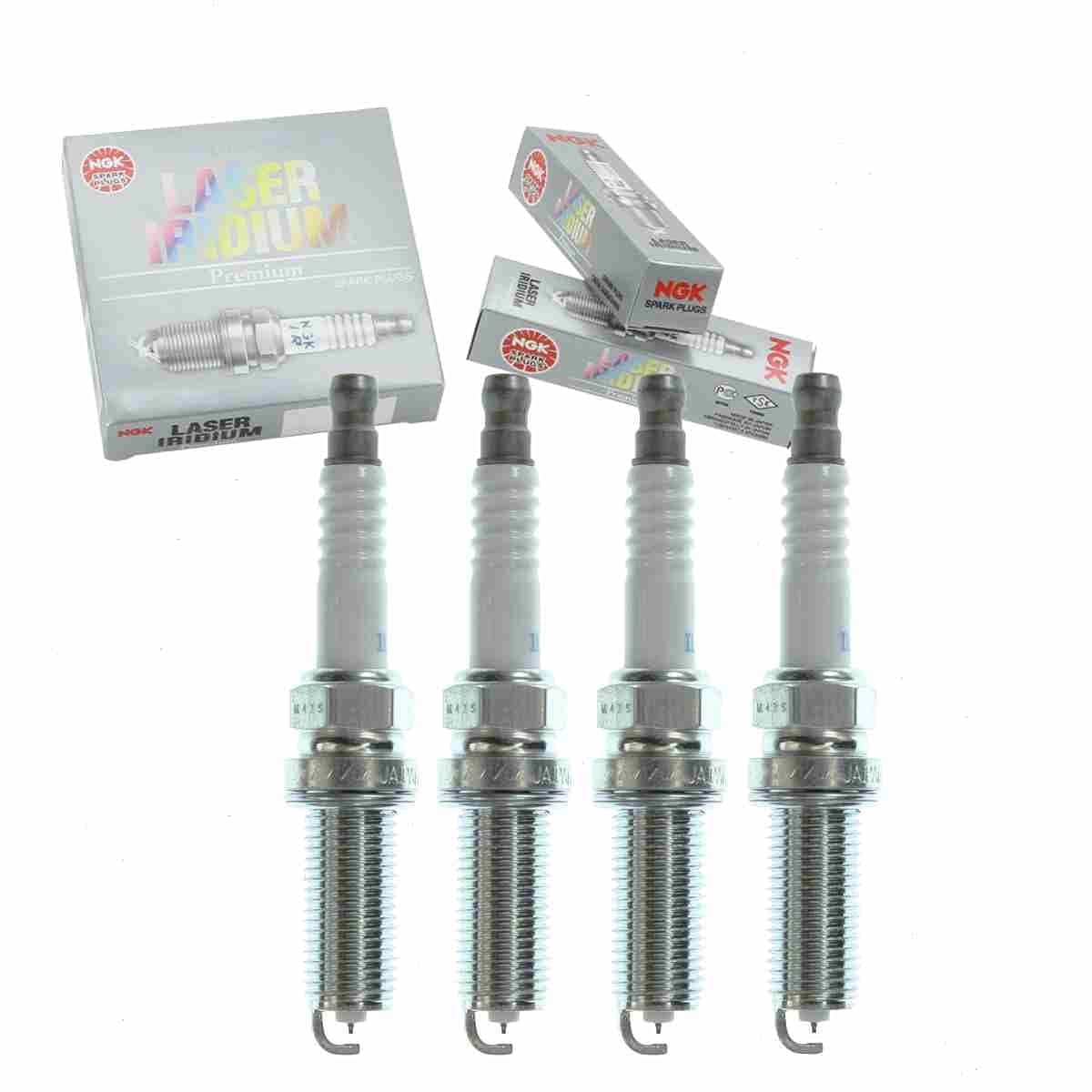 4 pc NGK Laser Iridium Spark Plugs compatible with Mazda 6 25L L4 20142020