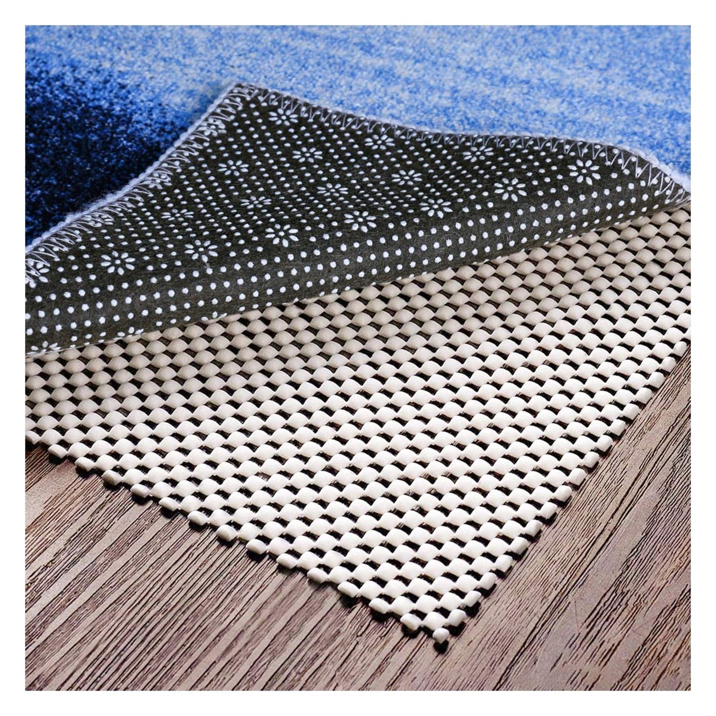 Non Slip Area Rug Pad Gripper 8x10 Strong Grip Carpet pad for Area Rugs and Hardwood Floors Provides Protection and Cushion
