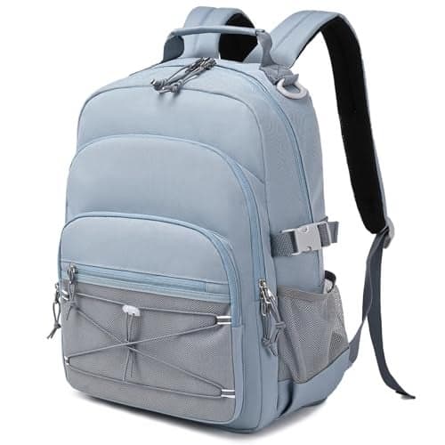mygreen Backpacks for Kids Elementary School Bags Kindergarten Primary Book Bags for School Waterproof Durable Lightweight for Travel Grey Blue