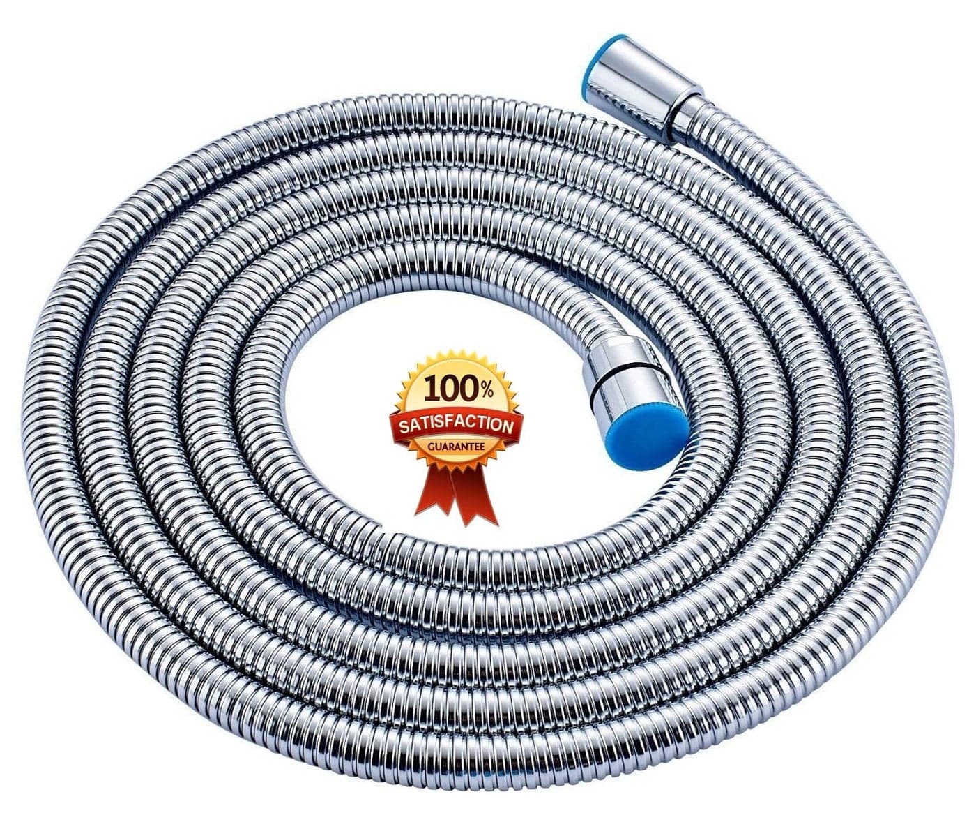 MLD Water-Saving Spray Gun Stainless Steel Flexible Handshower Hose Replacement Shower Tube (1.5Meter)