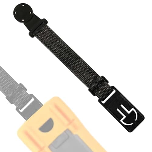 NQEUEPN Magnetic Strap Kit, Hanging Loop Strap Magnet Hanger Kit Hanging Accessories for Fluke Digital Multimeter (Black)
