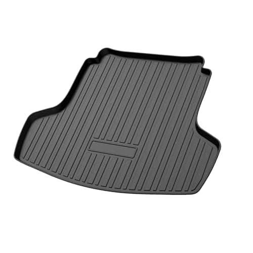 Elsetyler Cargo Liner for 20212025 KIA K5 Black TPE All Weather Heavy Duty Waterproof Rear Cargo Tray Trunk Floor Mat Protector