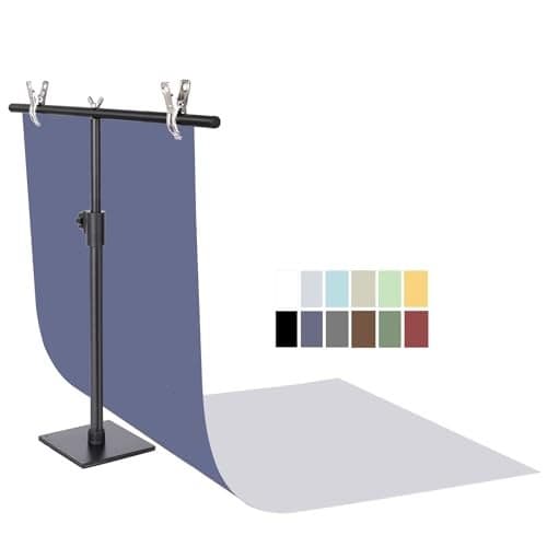 Photography Backdrops Small Product Background: Flat Lay Seamless Paper Props - Tabletop Photo Shoot for Jewelry Cosmetics Food .(22x34in, Dark)