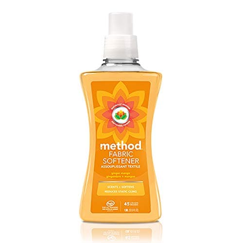 Method Fabric Softener; Ginger Mango; 53.5 Ounces; 45 Loads; 1 pack; Packaging May Vary