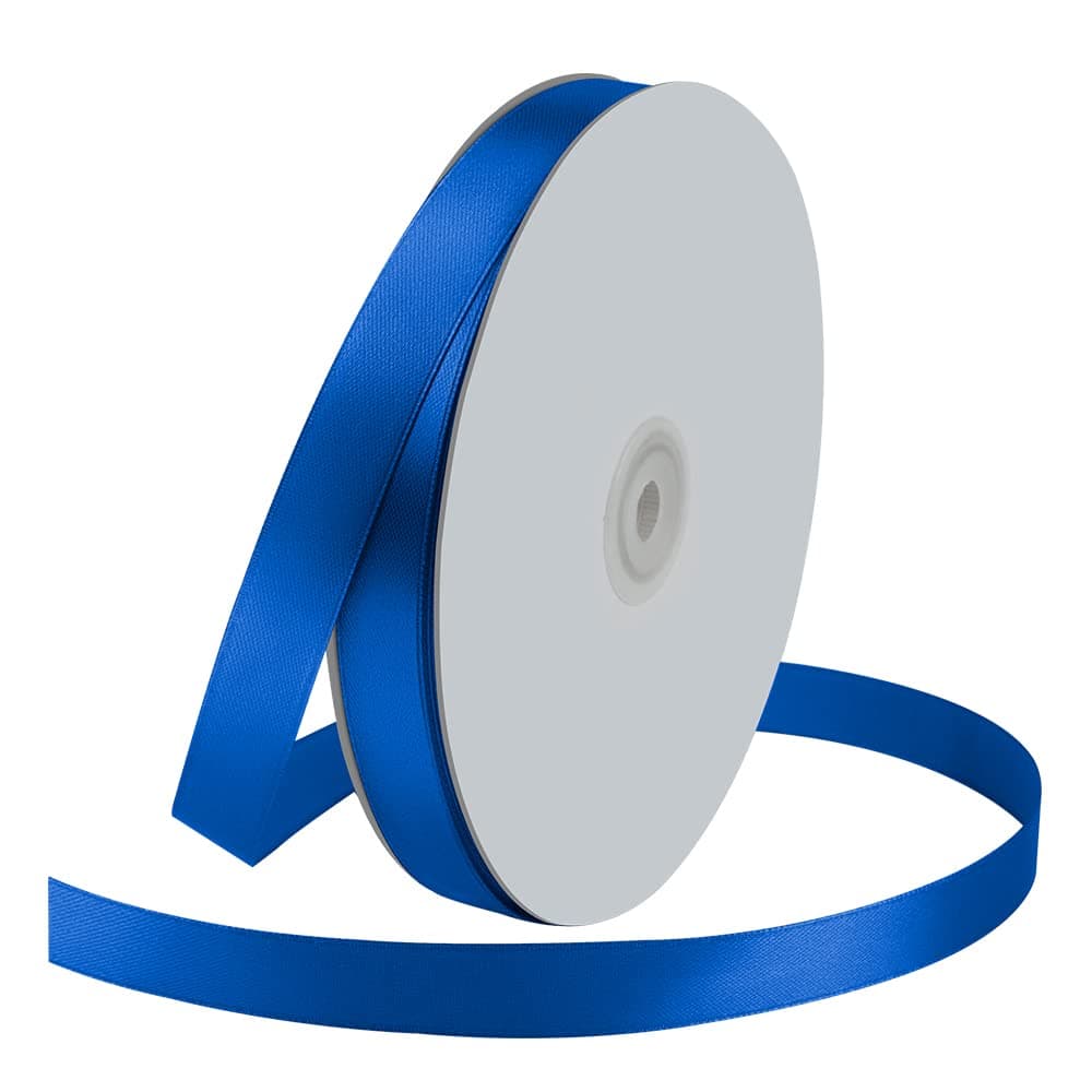 58 Wide x 100 Yards Single Face Polyester Satin Ribbon Satin Ribbon for Crafts Gift Hair Bows Wedding Party Decoration Bow Making Other Projects Royal Blue