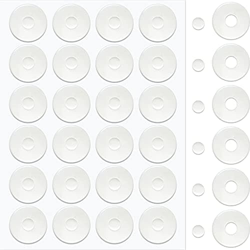 NonSlip Silicone Grips for Quilt Templates Slip Ruler Grip Stickers NonSlip Adhesive Rings 48 Pieces in Total 24 Large and 24 Small